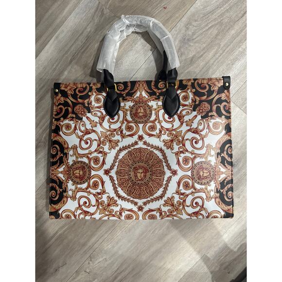 Women's Artistry Classy Beautiful Brown Spice Tote Bag with Long Shoulder Strap - Picture 2 of 9